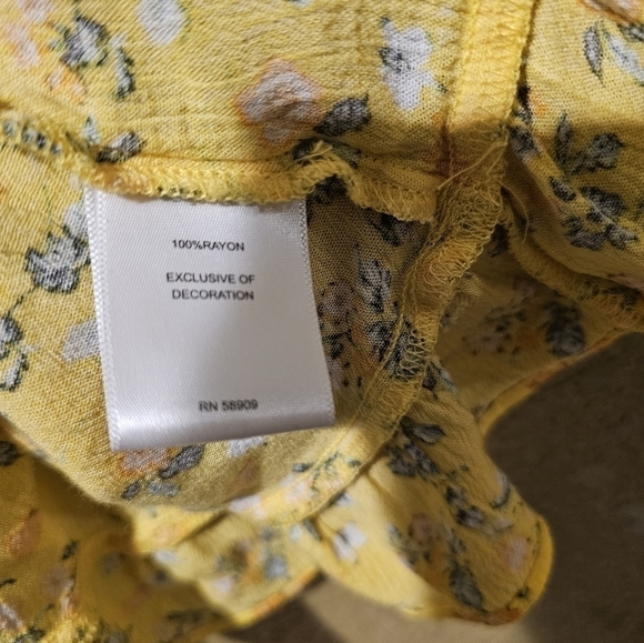 Chelsea & Violet Yellow Floral Mini Dress - Picture 4 of 5